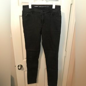 Old Navy super skinny black jeans